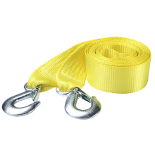 High Quality Recovery Double Braided 3 Tons Nylon Kinetic Towing Rope With Hooks